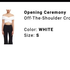 Ribbed Off the Shoulder Crop Top